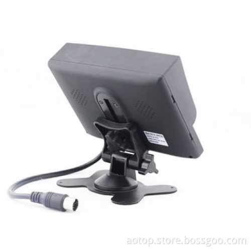 7-inch Bus Rear View Mirror Monitor w/Remote Control, Multiple Languages,12V-24V,OSD Menu, Pal&NTS